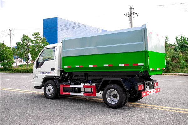 福田3-4方挂桶垃圾车-柴油车