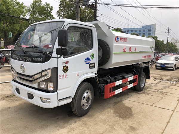 东风5方挂桶垃圾车